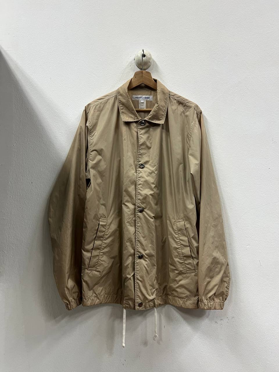 SS21 Comme Des Garcons Shirt x Yue Minjun “Laughing Man” Coach Jacket