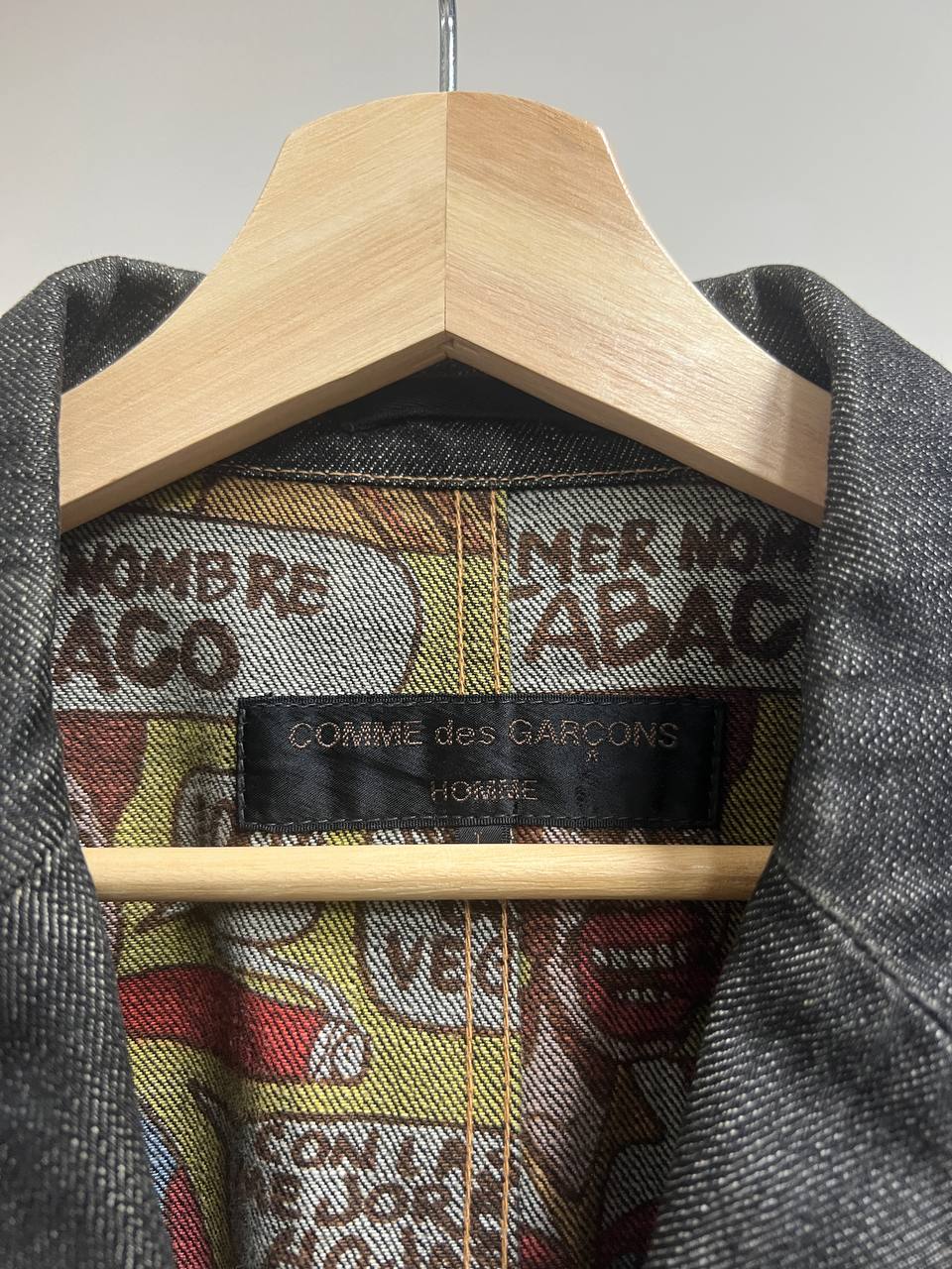 SS03 Comme Des Garcons Homme Cuba Reversible Denim Jacket