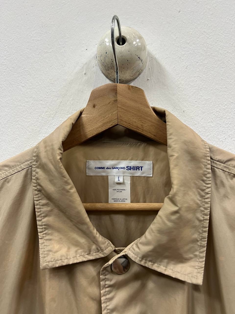 SS21 Comme Des Garcons Shirt x Yue Minjun “Laughing Man” Coach Jacket