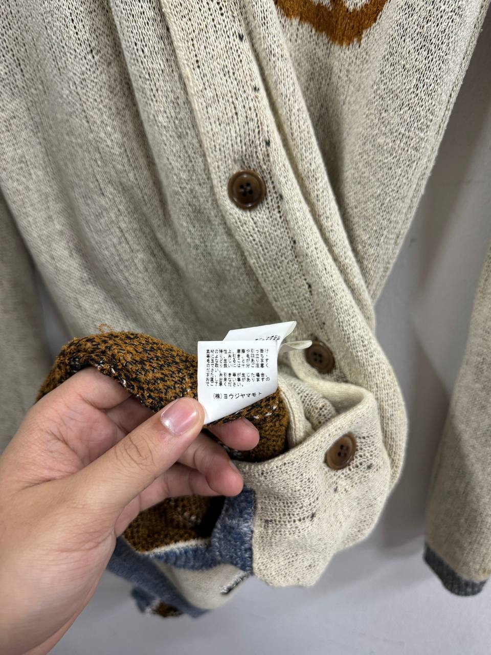 AW22 Yohji Yamamoto Pour Homme Shrimp Long Cardigan