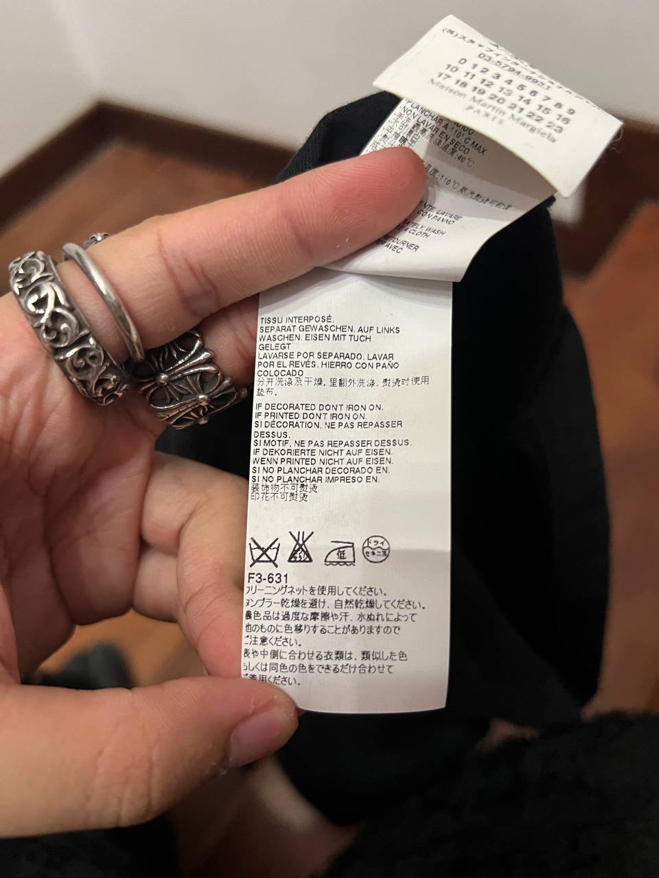 MM6 Maison Margiela Asymetrical Drape Long Sleeve Shirt