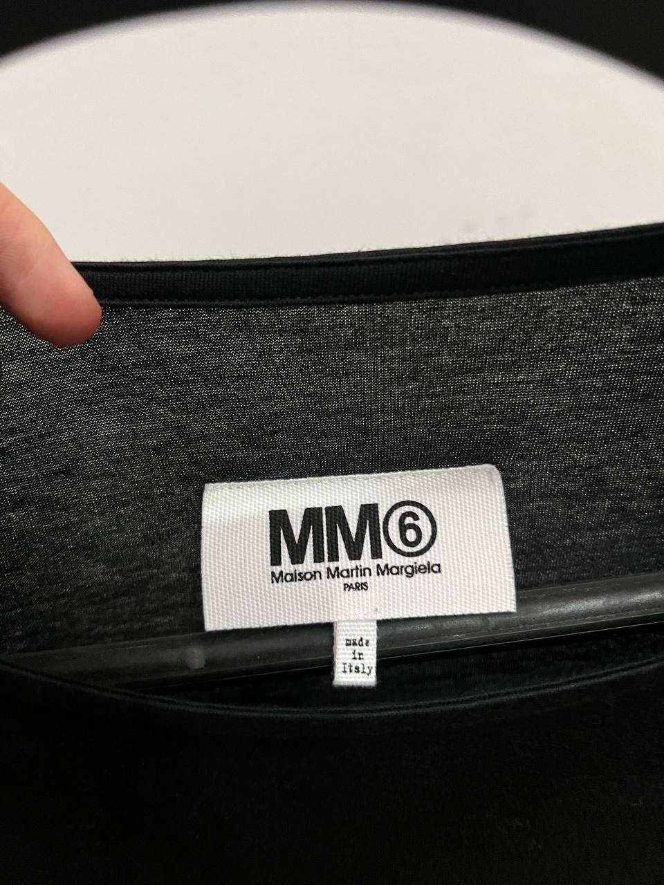 MM6 Maison Margiela Asymetrical Drape Long Sleeve Shirt