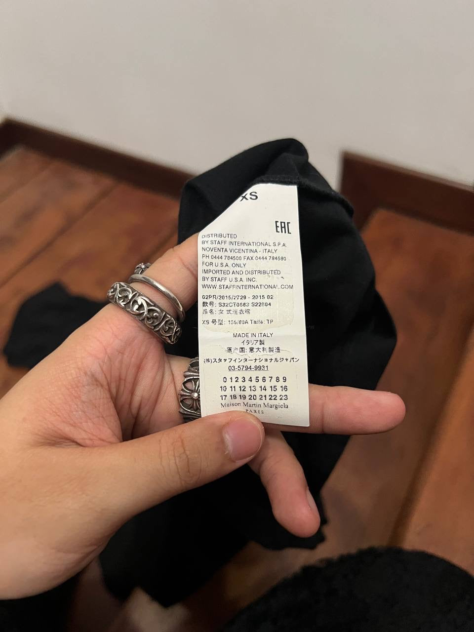 MM6 Maison Margiela Asymetrical Drape Long Sleeve Shirt