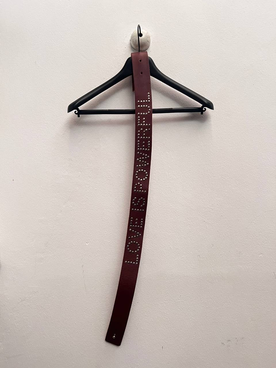 SS02 Junya Watanabe “Love Is Powerful” Studded Leather Belt