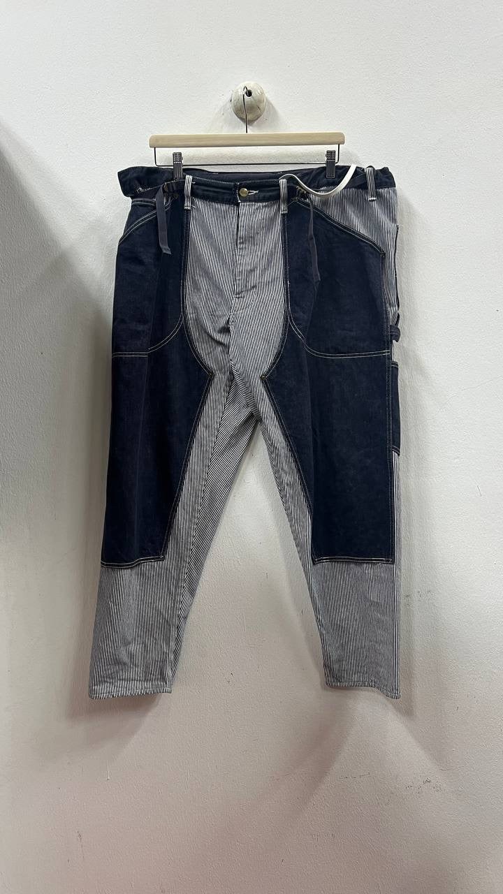 SS17 Comme des Garçons Ganryu Inverted Double Knee Denim Pants