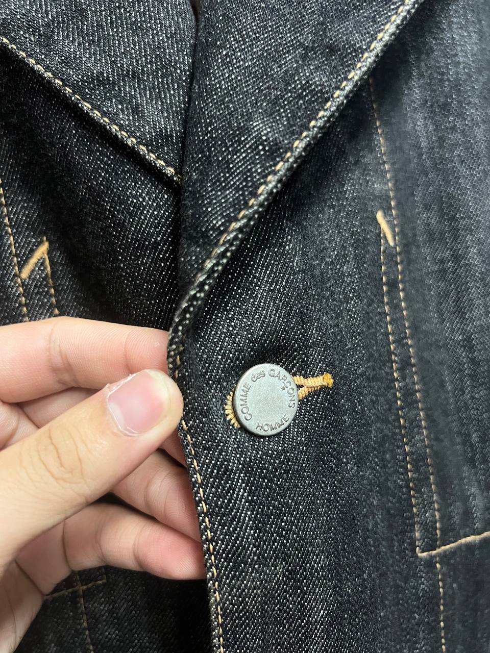 SS03 Comme Des Garcons Homme Cuba Reversible Denim Jacket