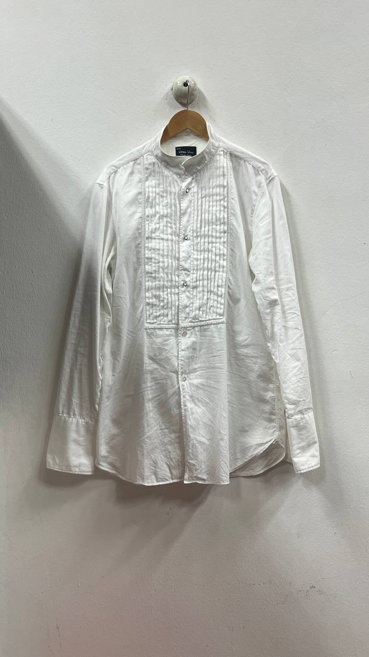 SS07 Number Nine "About A Boy" Pleated Frill Shirt