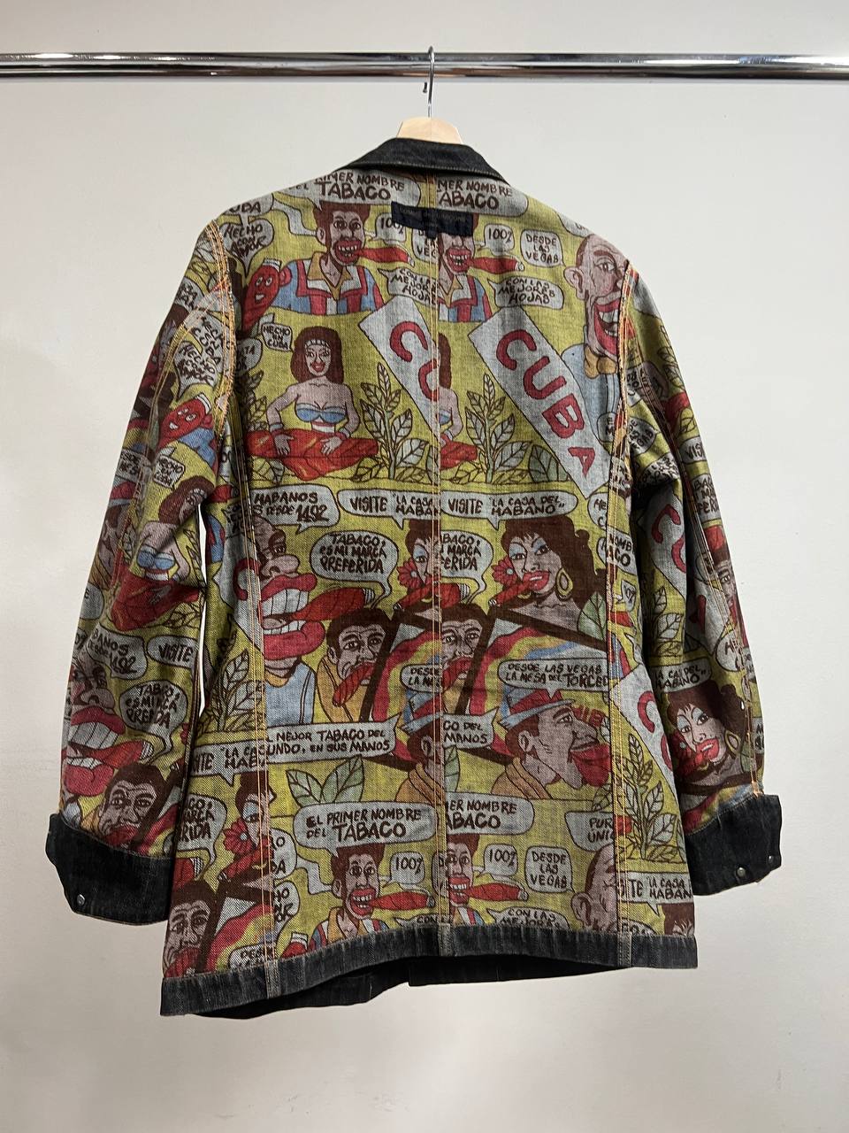 SS03 Comme Des Garcons Homme Cuba Reversible Denim Jacket
