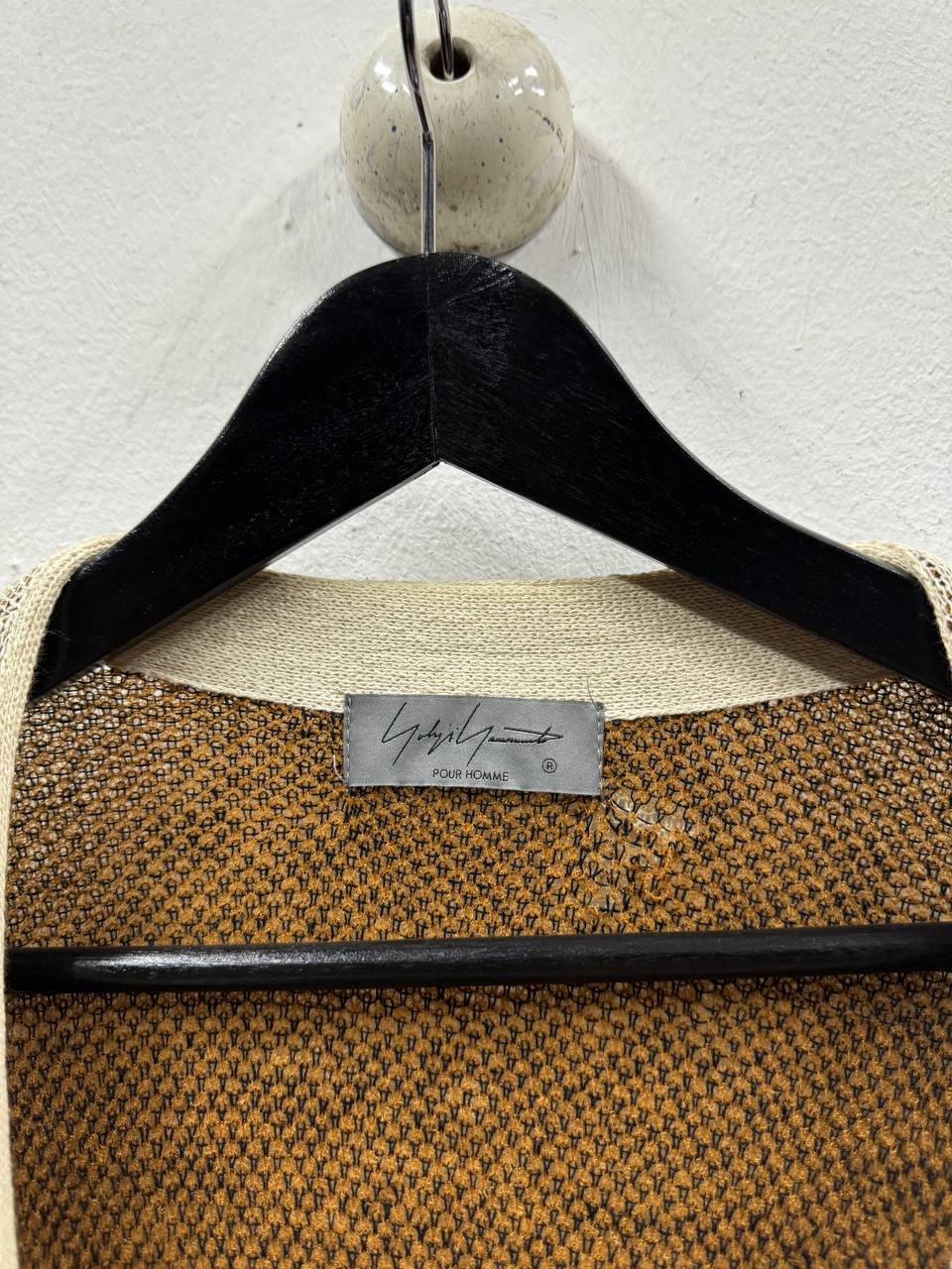 AW22 Yohji Yamamoto Pour Homme Shrimp Long Cardigan