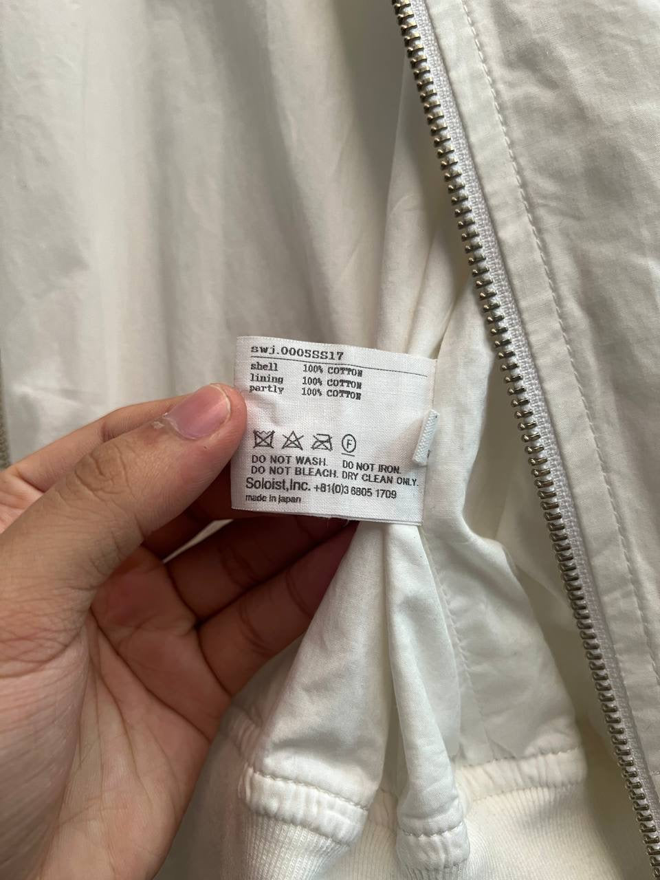 SS17 TAKAHIROMIYASHITA TheSoloist MA-1 Bomber Jacket