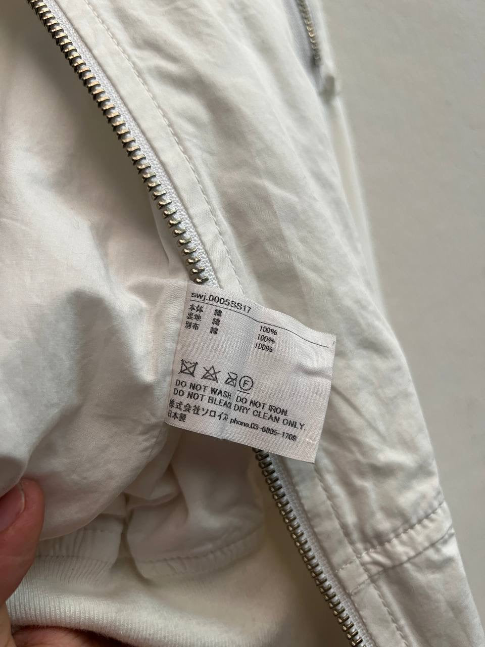 SS17 TAKAHIROMIYASHITA TheSoloist MA-1 Bomber Jacket