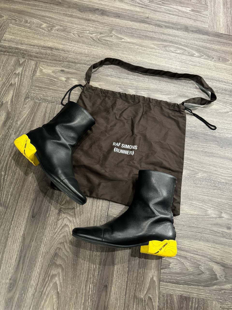 SS21 Raf Simons (RUNNER) “Teenage Dreams” Solaris-21 High Zip Up Boots