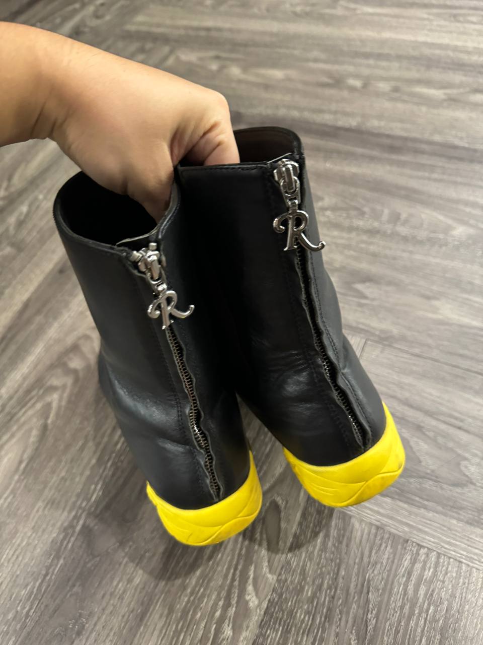 SS21 Raf Simons (RUNNER) “Teenage Dreams” Solaris-21 High Zip Up Boots