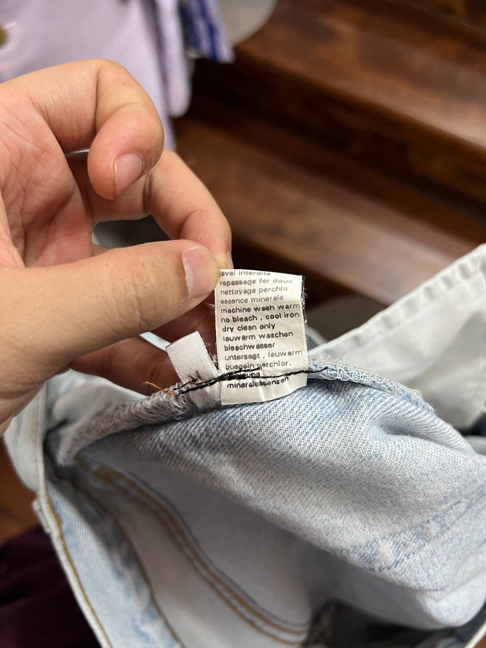 AW00 Maison Martin Margiela Artisanal Reworked Patched Denim