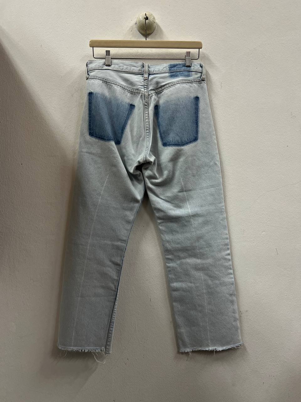 AW00 Maison Martin Margiela Artisanal Reworked Patched Denim