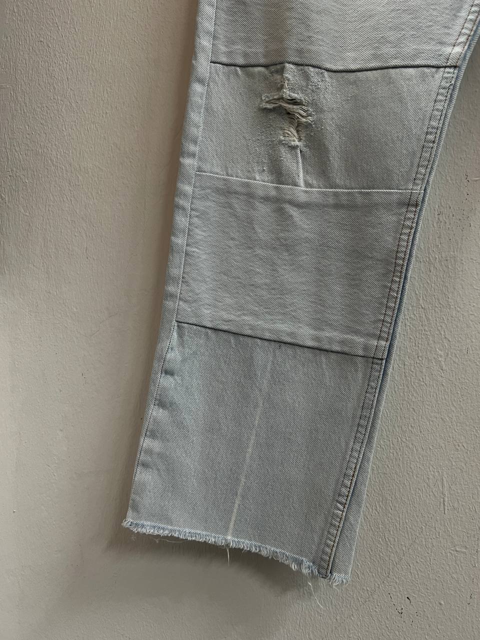 AW00 Maison Martin Margiela Artisanal Reworked Patched Denim