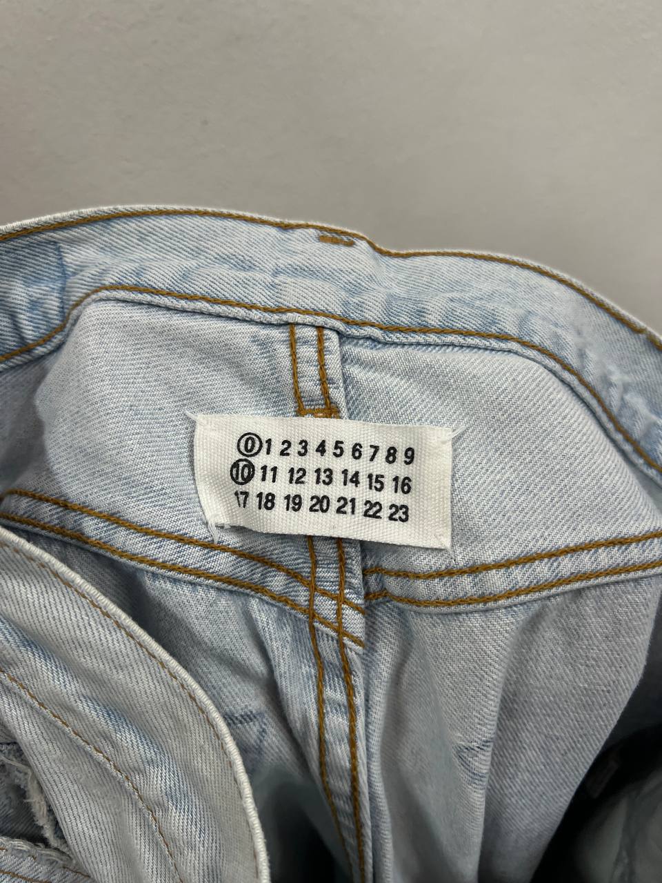 AW00 Maison Martin Margiela Artisanal Reworked Patched Denim