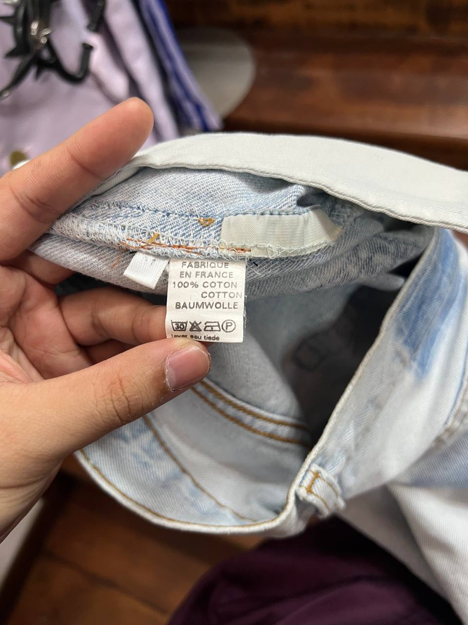 AW00 Maison Martin Margiela Artisanal Reworked Patched Denim
