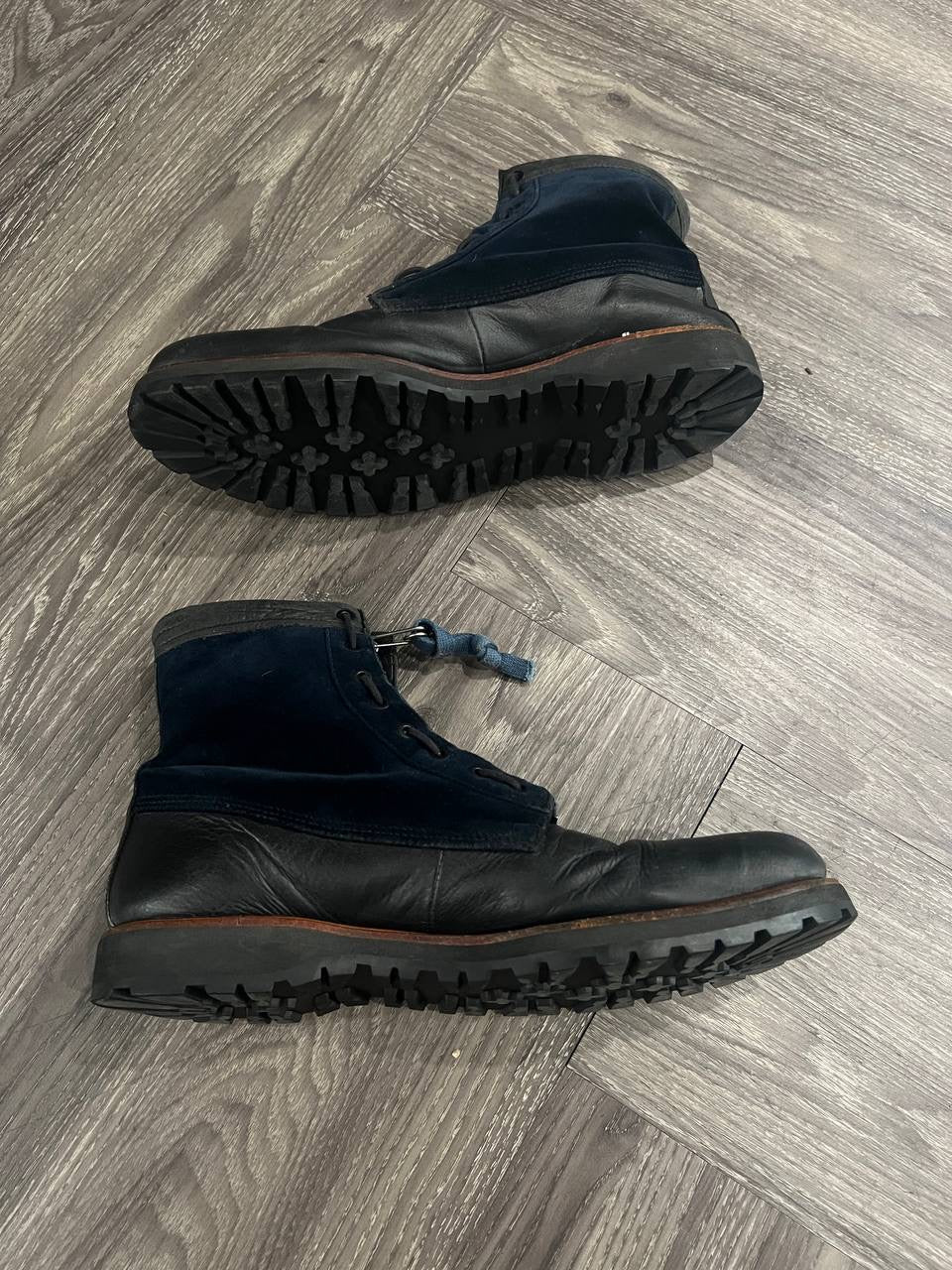 AW12 Undercover “Psycho Color” Military Front Zip Boots