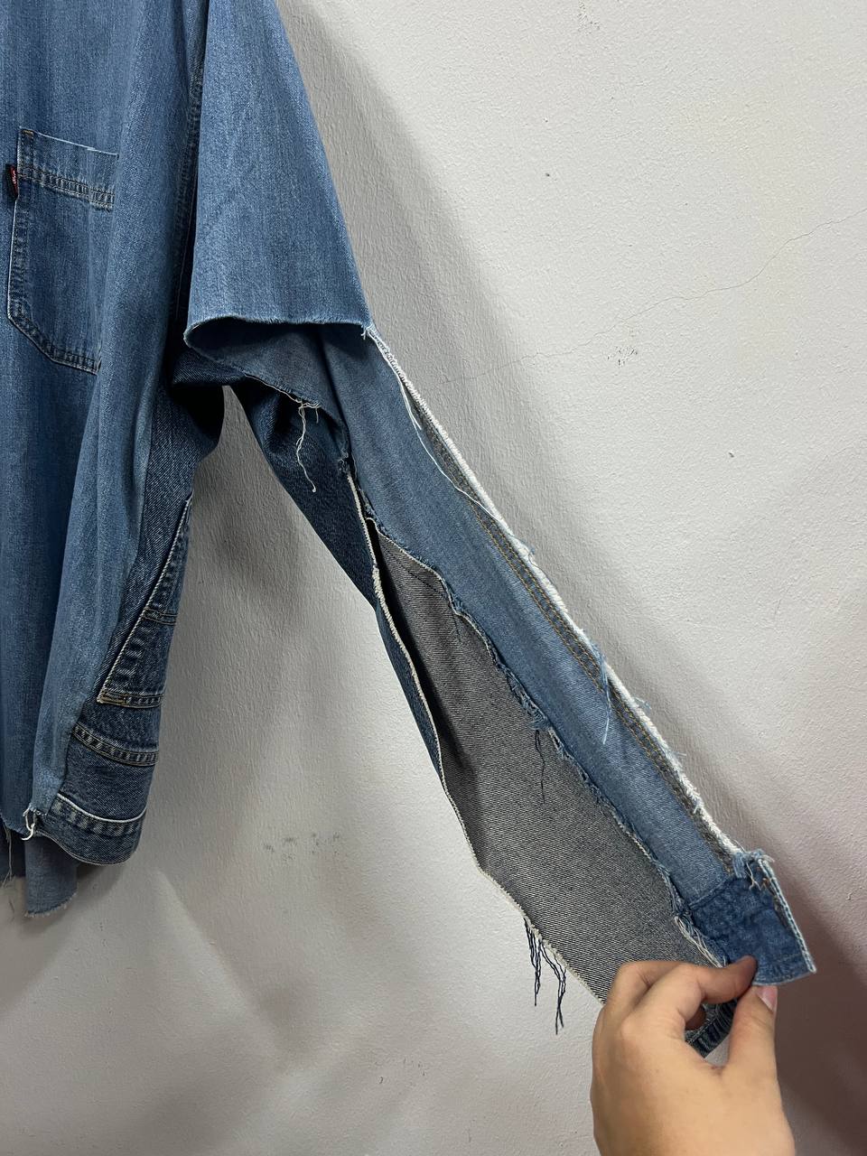 AW19 Vetements X Levi's Denim Reconstructed Shirt