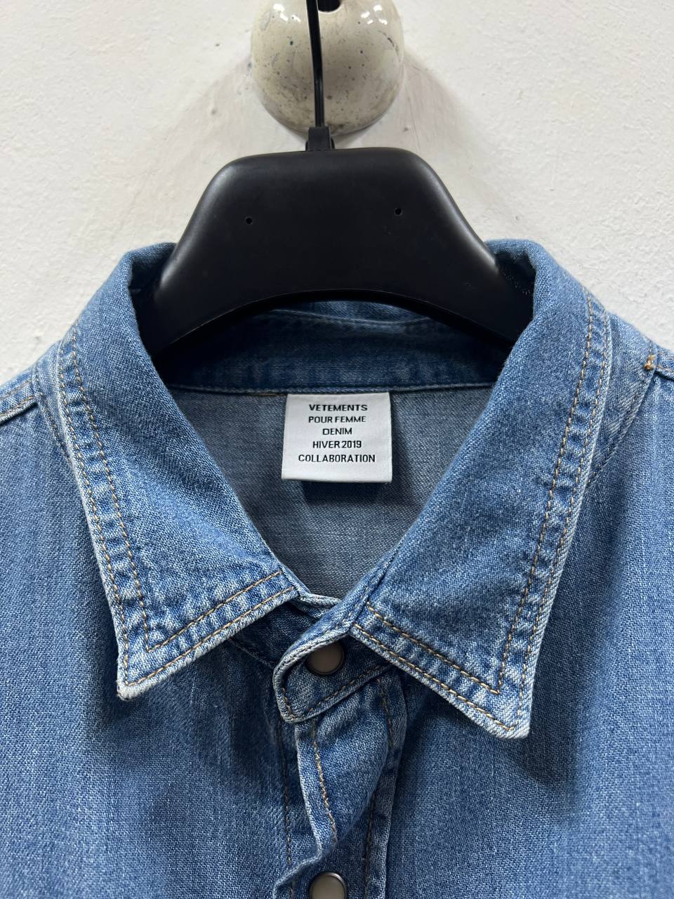 AW19 Vetements X Levi's Denim Reconstructed Shirt