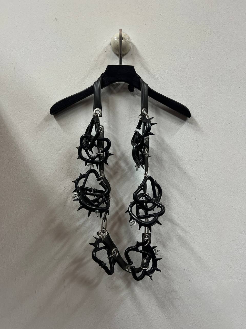 AW19 Comme Des Garcons Homme Plus Nose Ring Spike Necklace