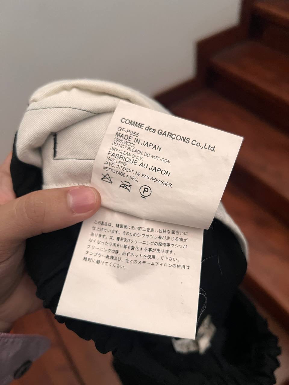 AW10 Comme Des Garçons Wool Sarouel Pants