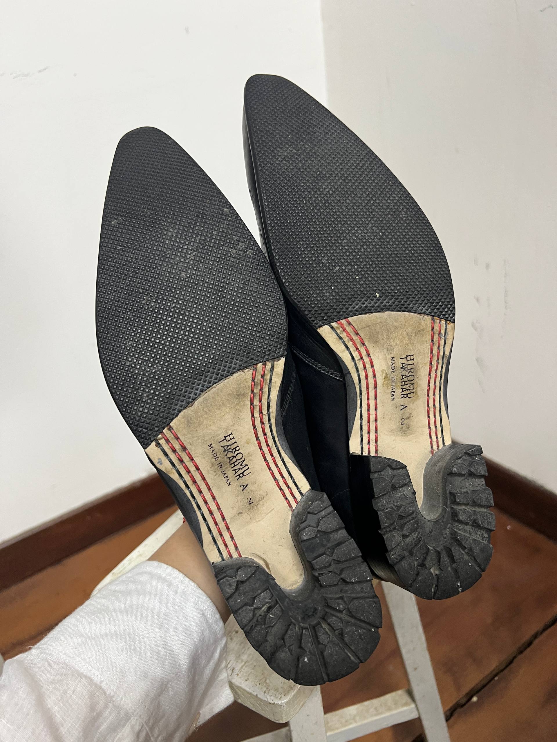 SS07 Yohji Yamamoto Pour Homme X Hiromu Takahara Pointed Toe Derby