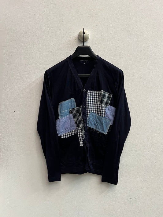 Comme Des Garcons Homme Patchwork Cardigan