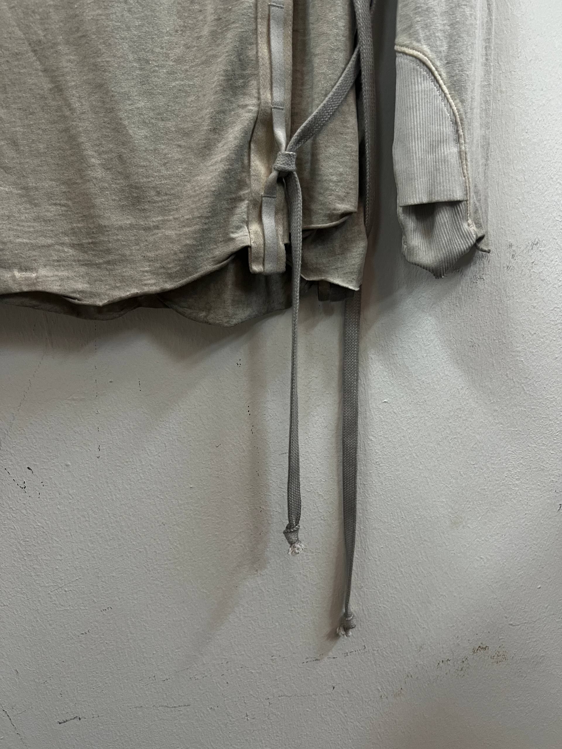 AW24 Boris Bidjan Saberi Paneled Strap Long Sleeve Shirt