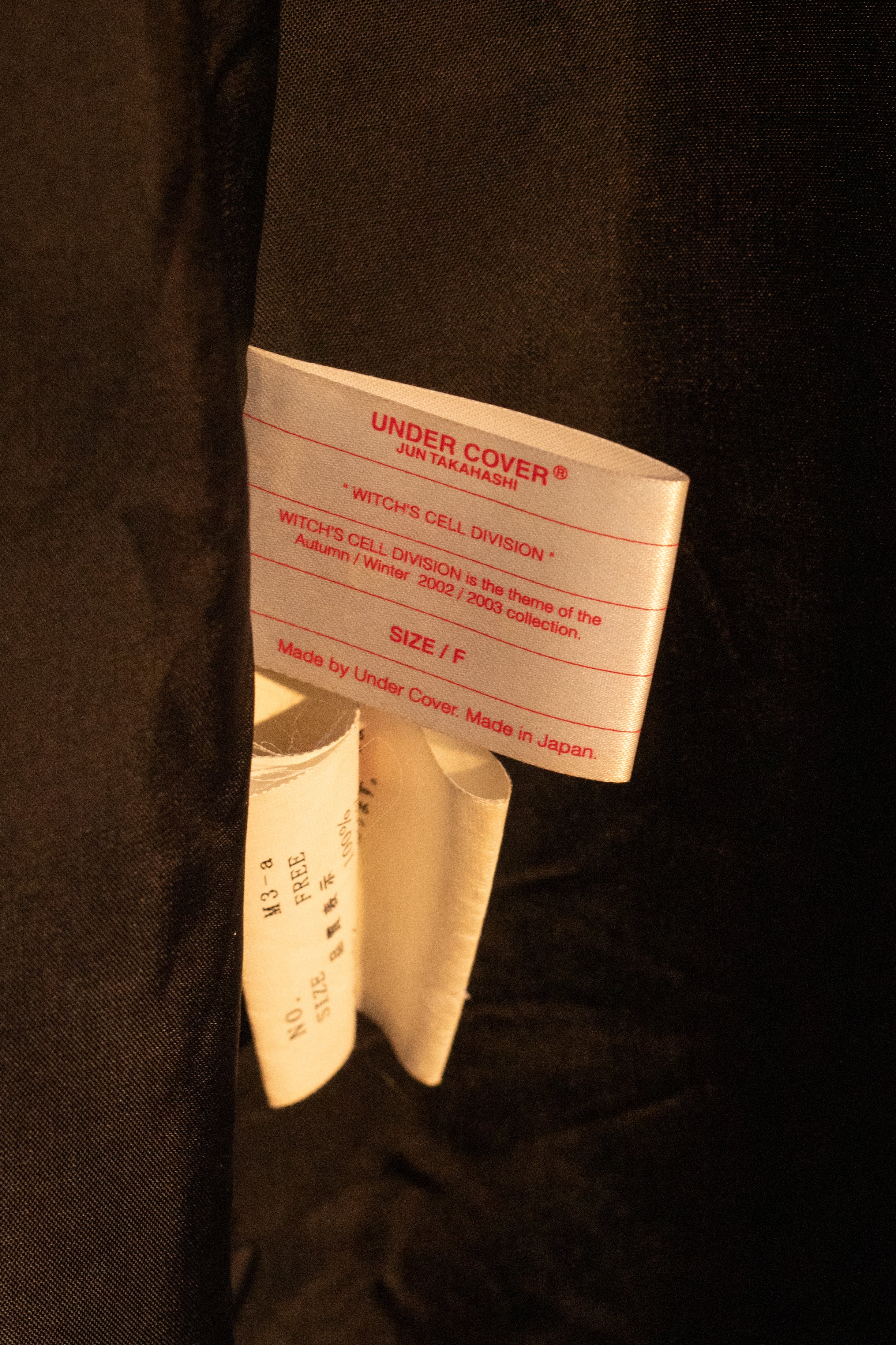 AW02 Undercover Witch's Cell Division Patchwork Apron Dress