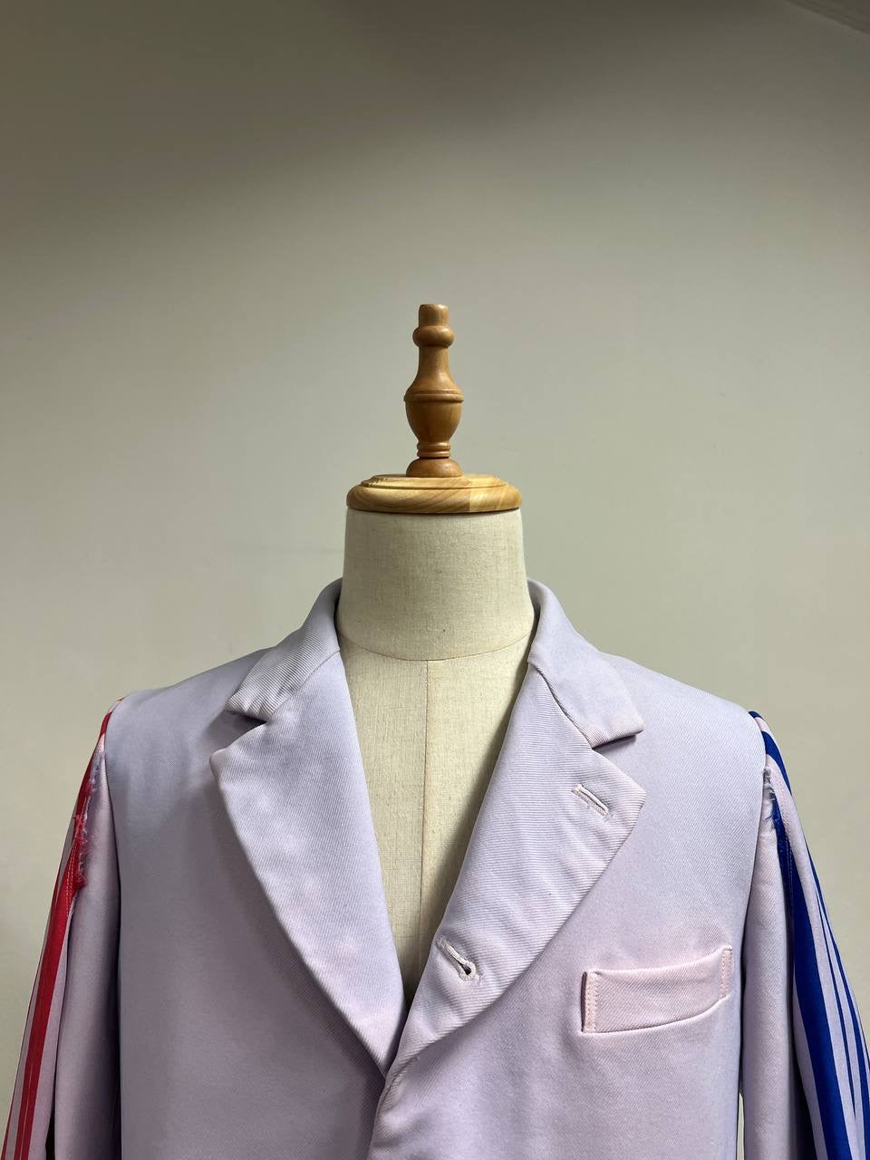 SS23 Comme Des Garcons Homme Plus “Another Kind Of Punk” 4 Sleeve Boned Hem Jester Jacket