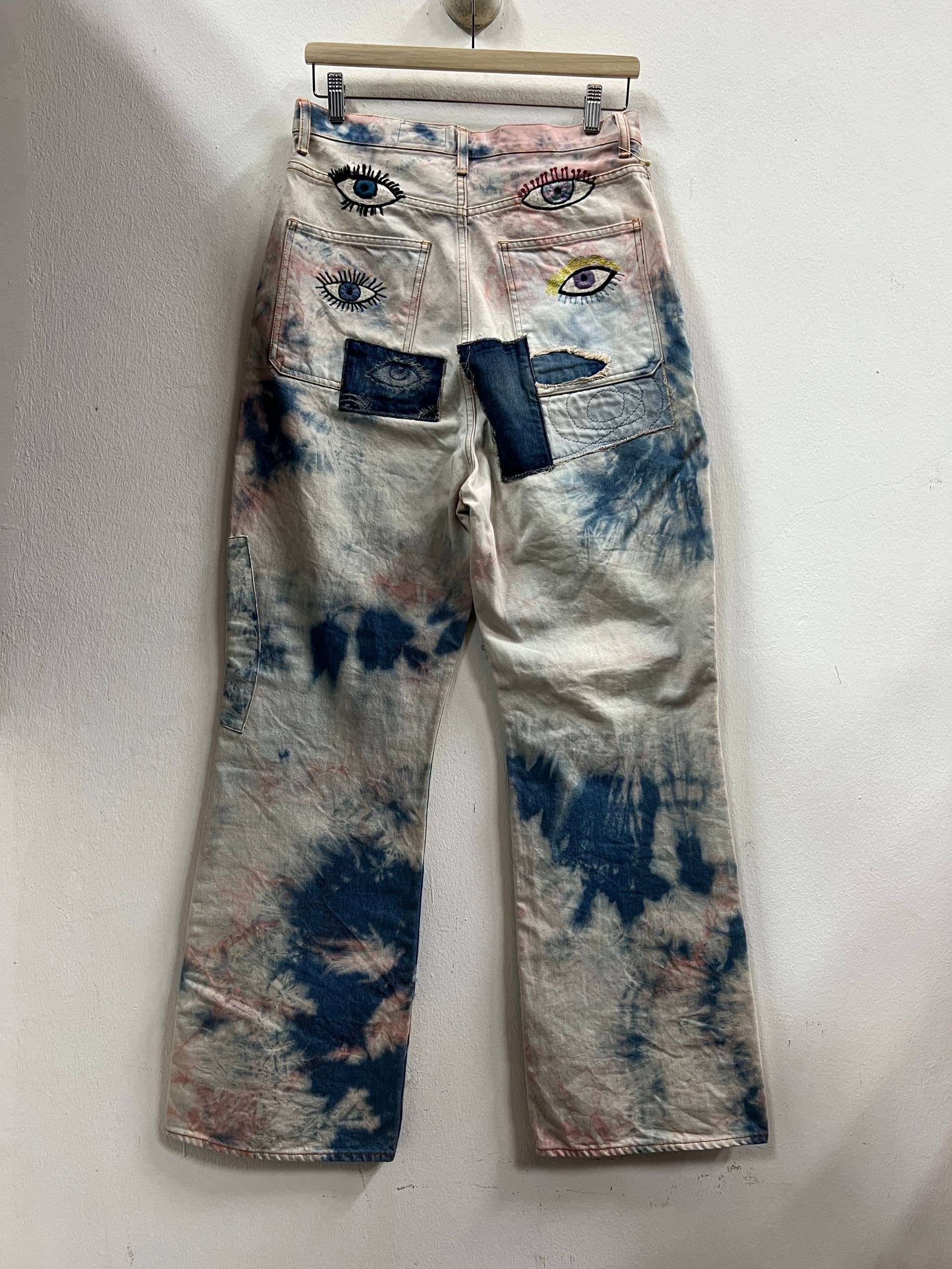 Kapital 14oz Denim 5P Rat Flare Pants (Crazy Dixie Remake)