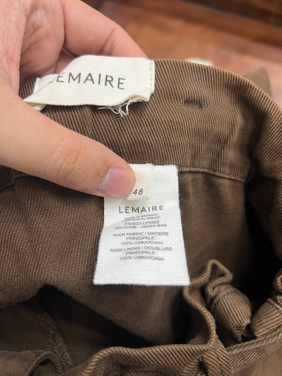 SS23 Lemaire Drawstring Judo Pants