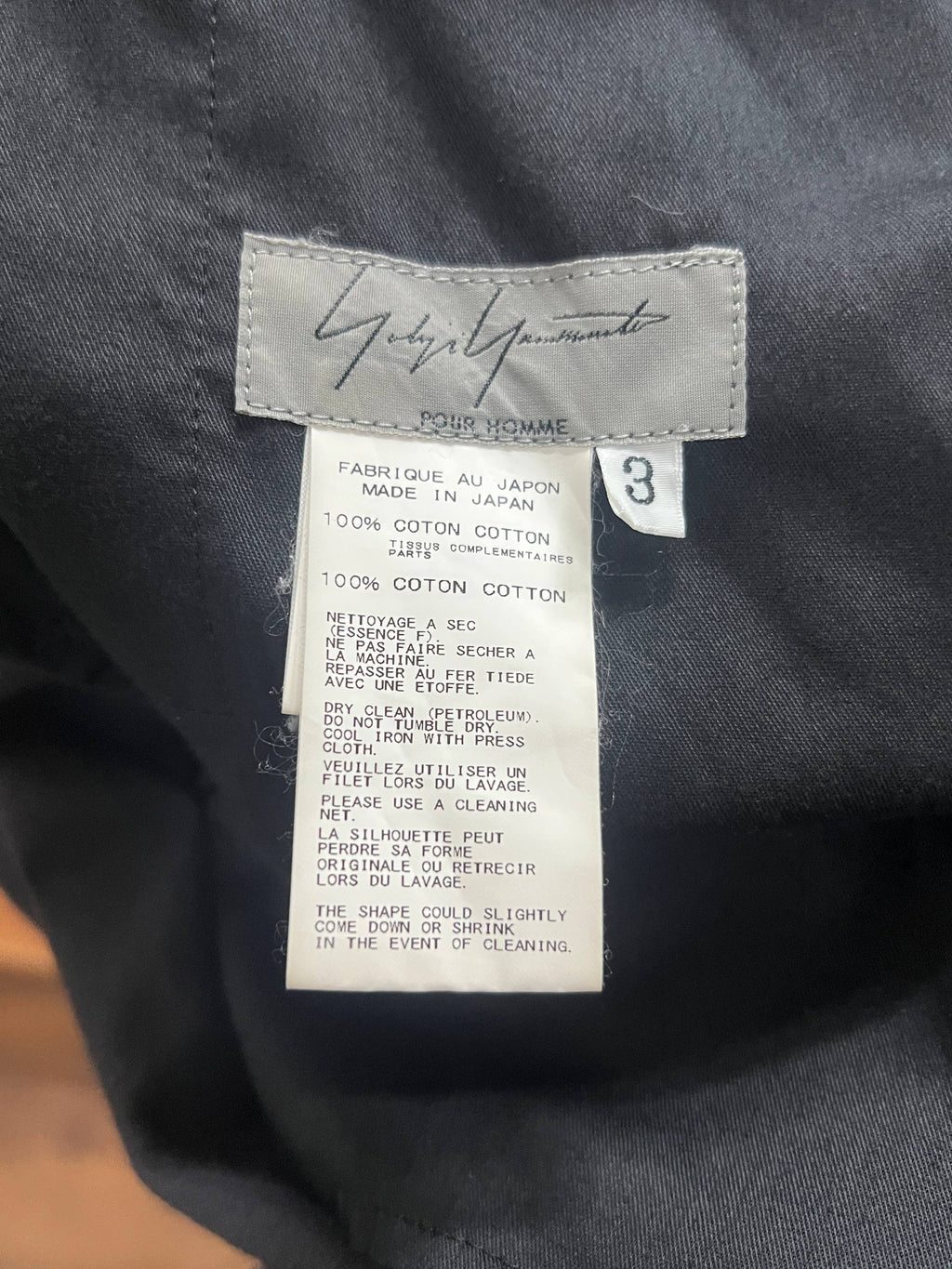 SS14 Yohji Yamamoto Pour Homme Layered Wrap Pants