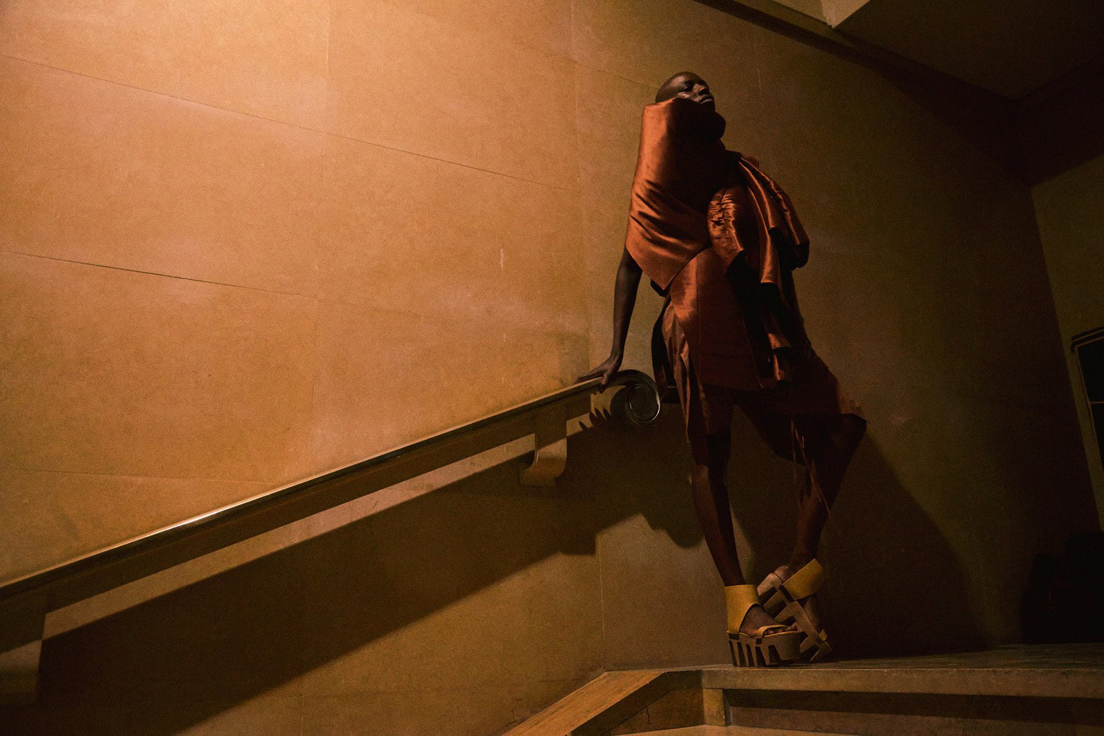 SS15 Rick Owens “Faun” Geta Clog Platform Sandals