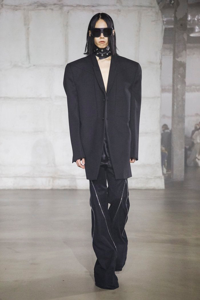 AW22 Rick Owens "Strobe" Corduroy Bolan Banana Cut Pants