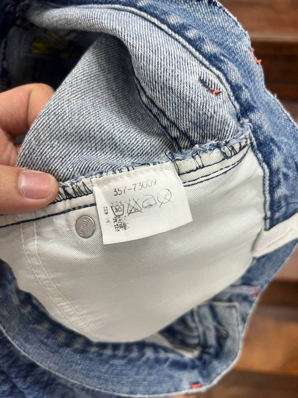 AW97 W&LT Walter Van Beirendonck Pen Scribble Denim
