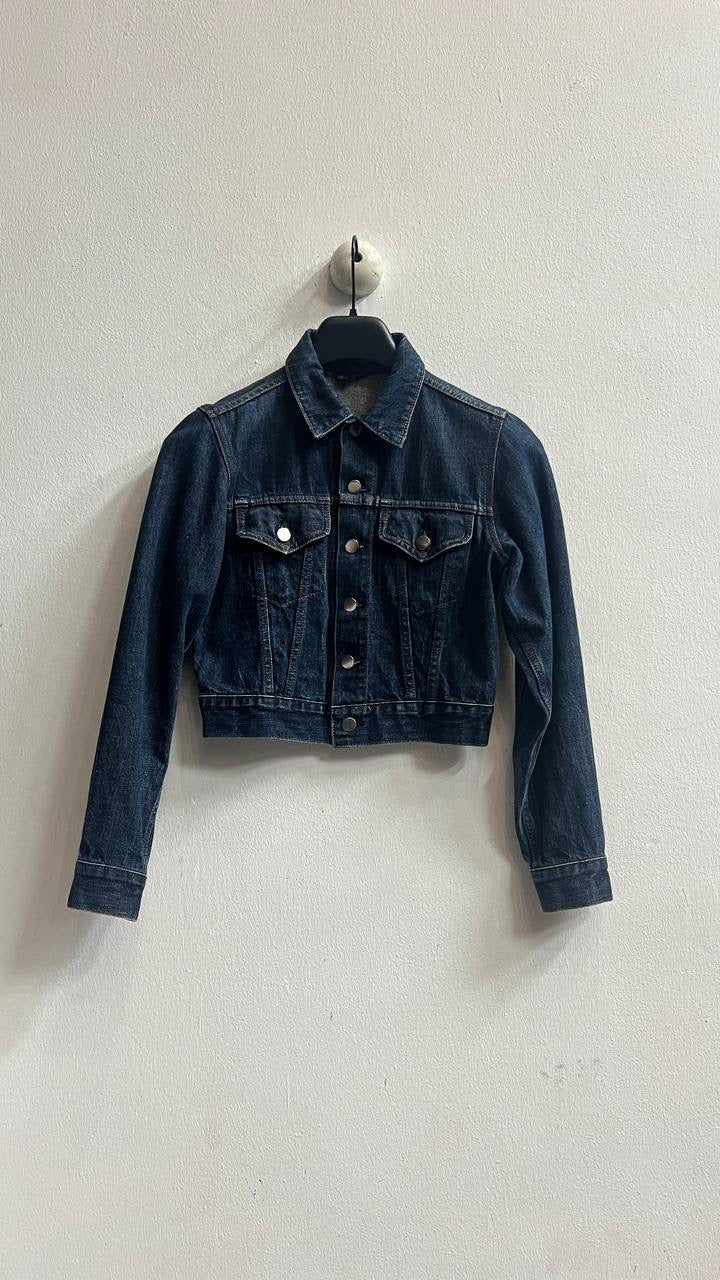 Comme Des Garçons Cropped Denim Jacket