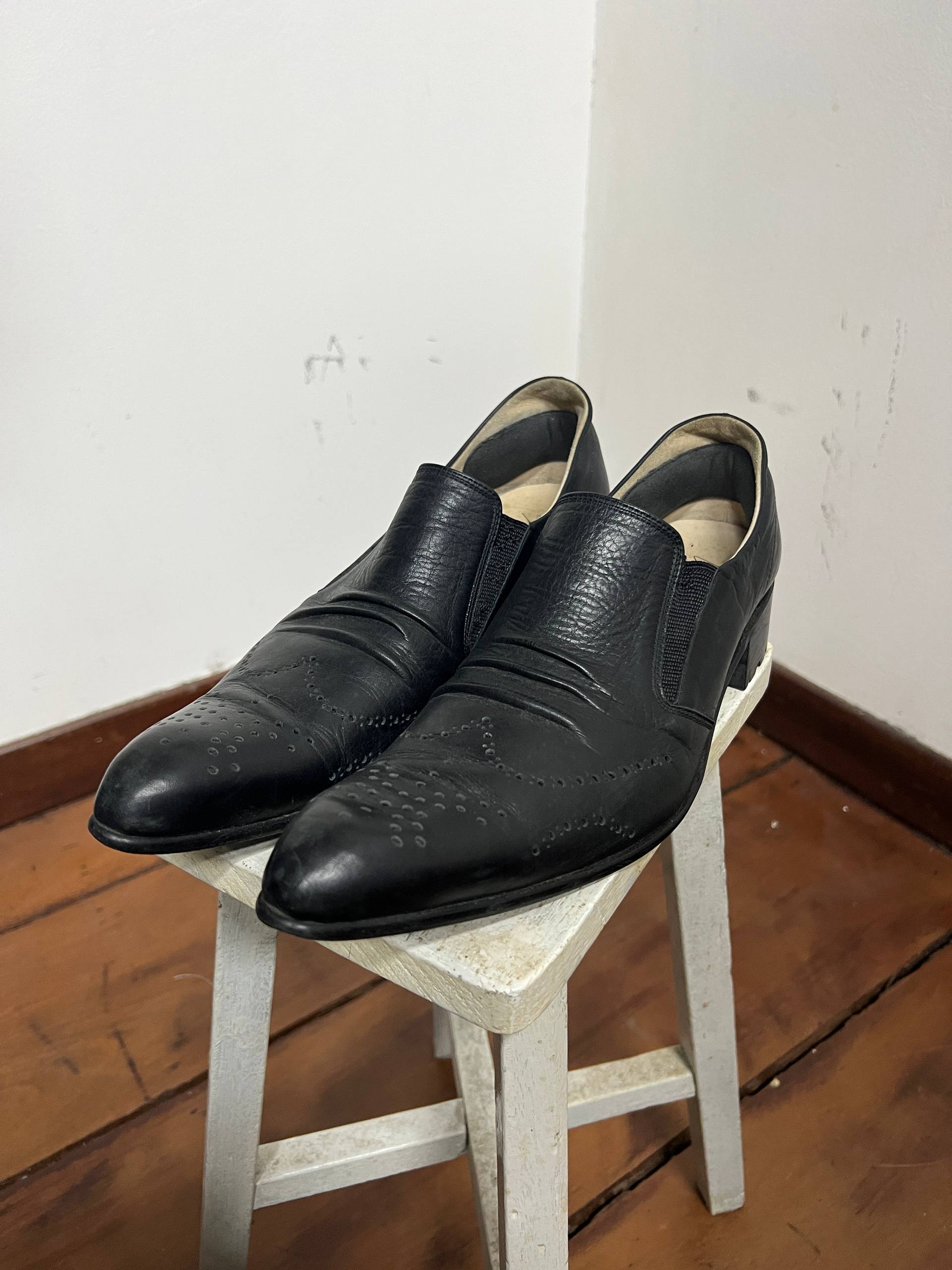 SS07 Yohji Yamamoto Pour Homme X Hiromu Takahara Pointed Toe Derby