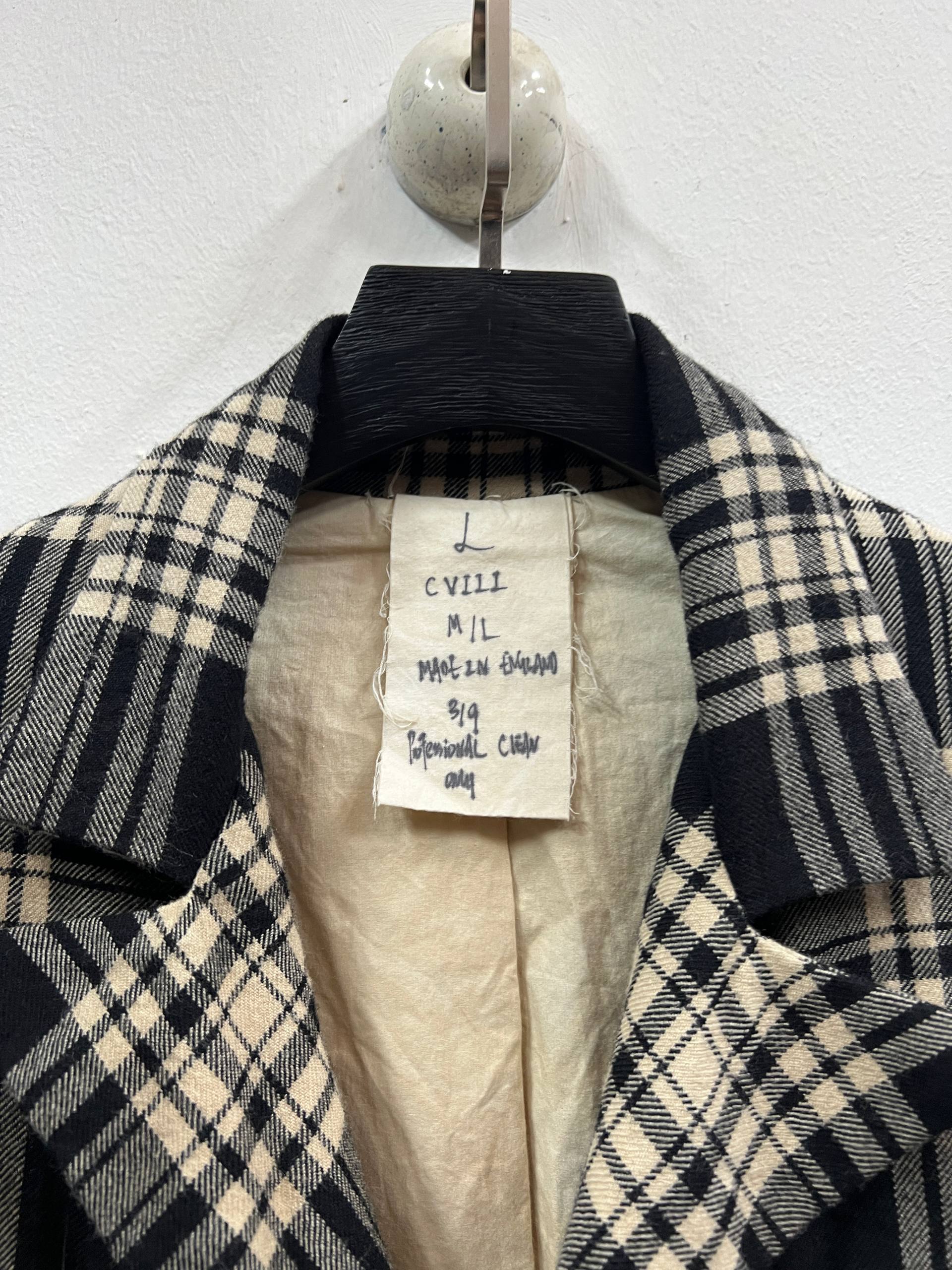 AW20 John Alexander Skelton Tea Dyed Plaid Jacket
