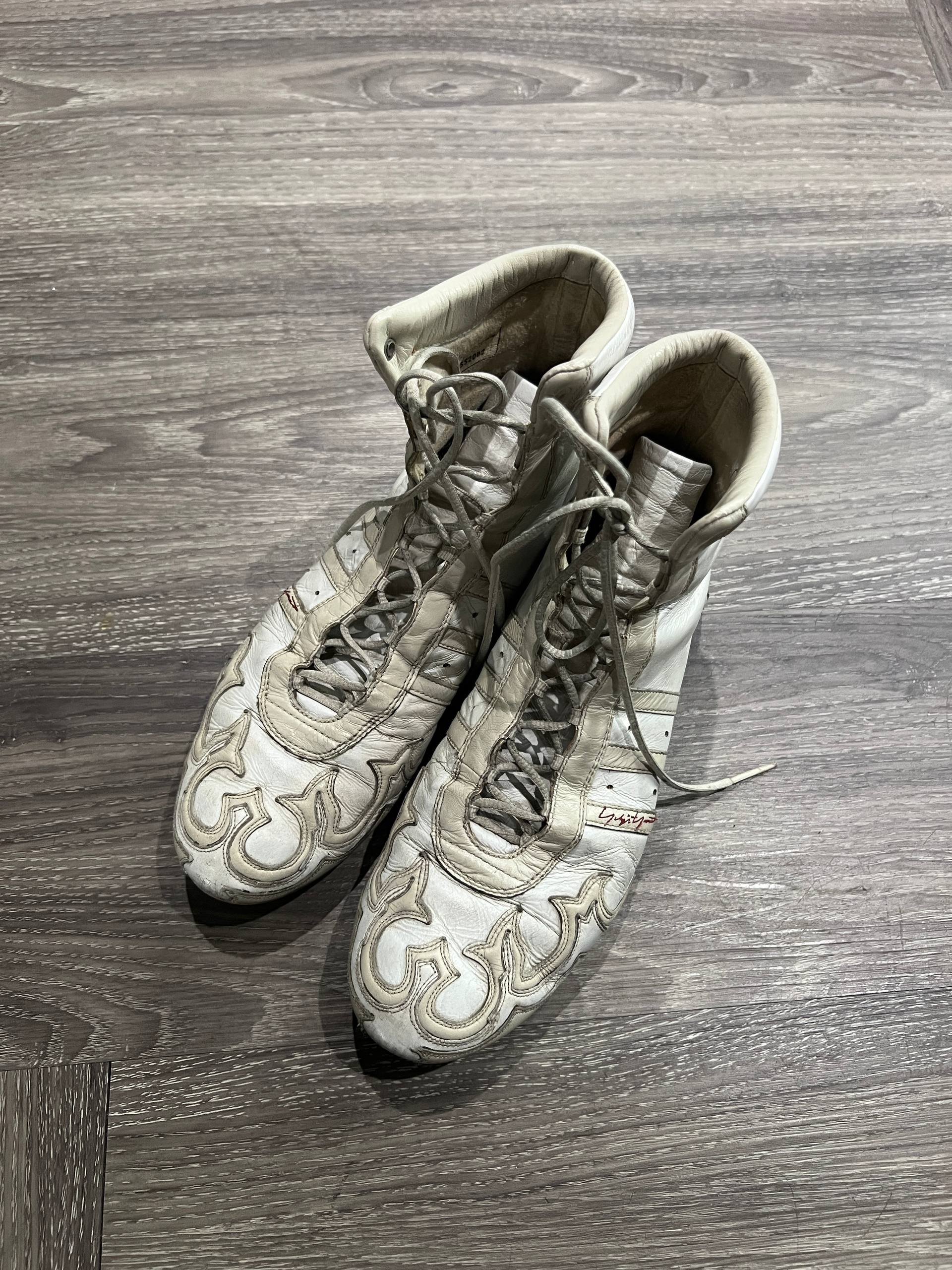 SS02 Yohji Yamamoto x Adidas Prajna Highs Leather Boxing Boots