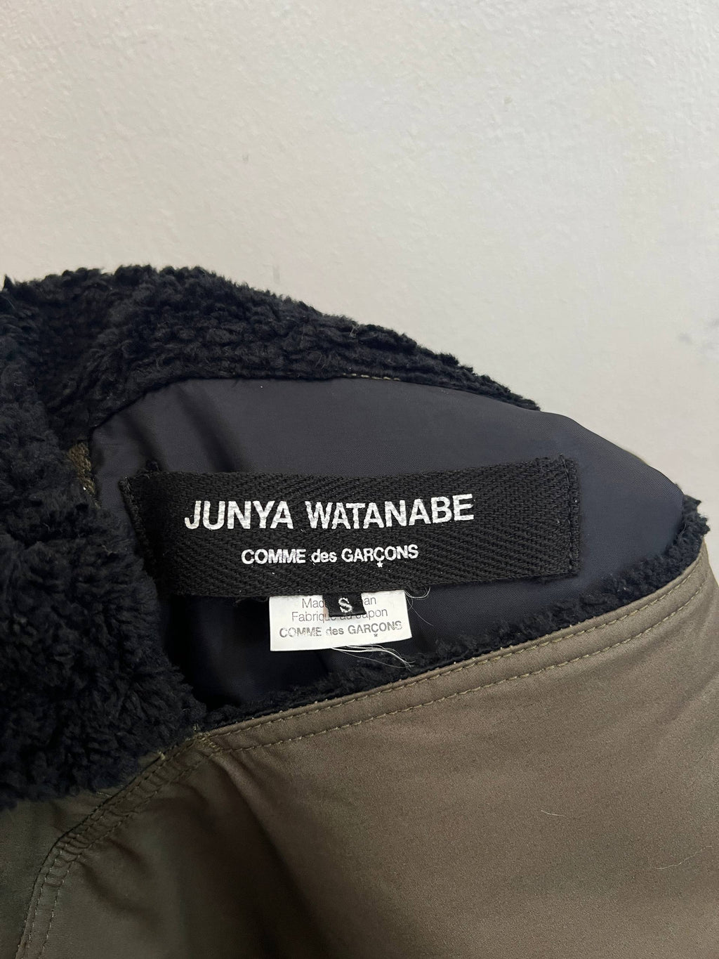 AW10 Junya Watanabe Houndstooth Cape Parka