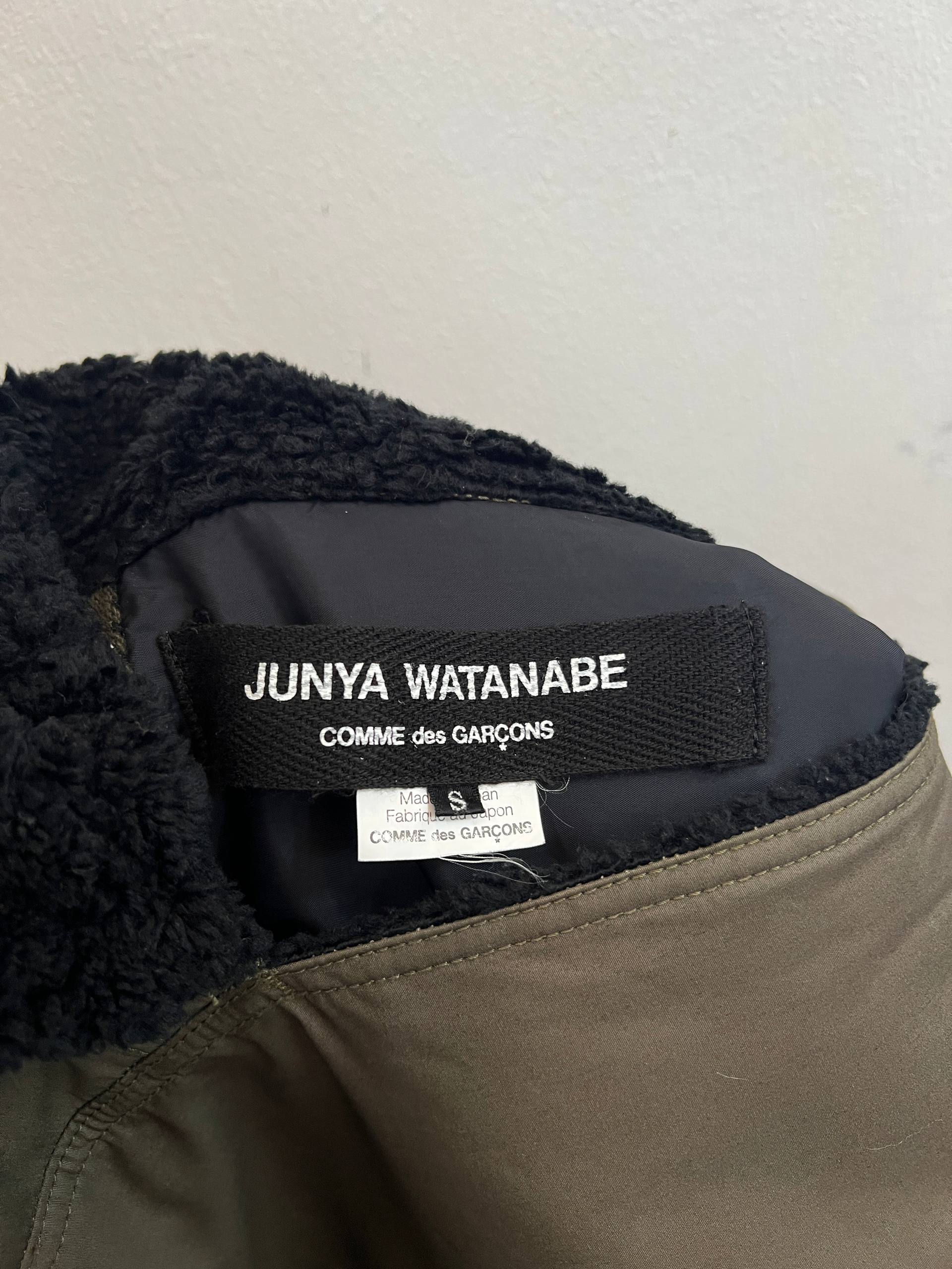 AW10 Junya Watanabe Houndstooth Cape Parka