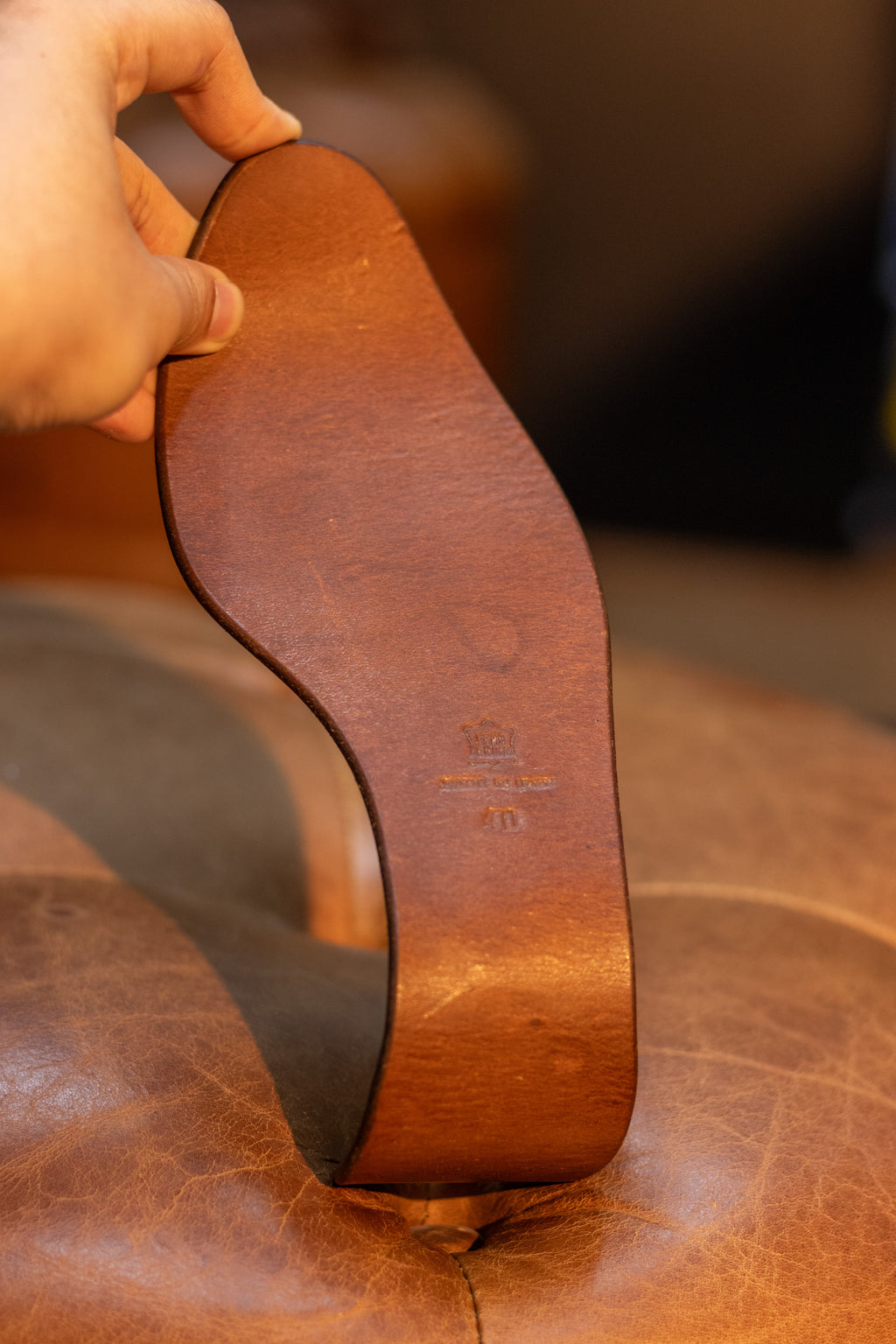 AW02 Maison Martin Margiela Line 0 Artisanal Leather Sole Armlet Cuff
