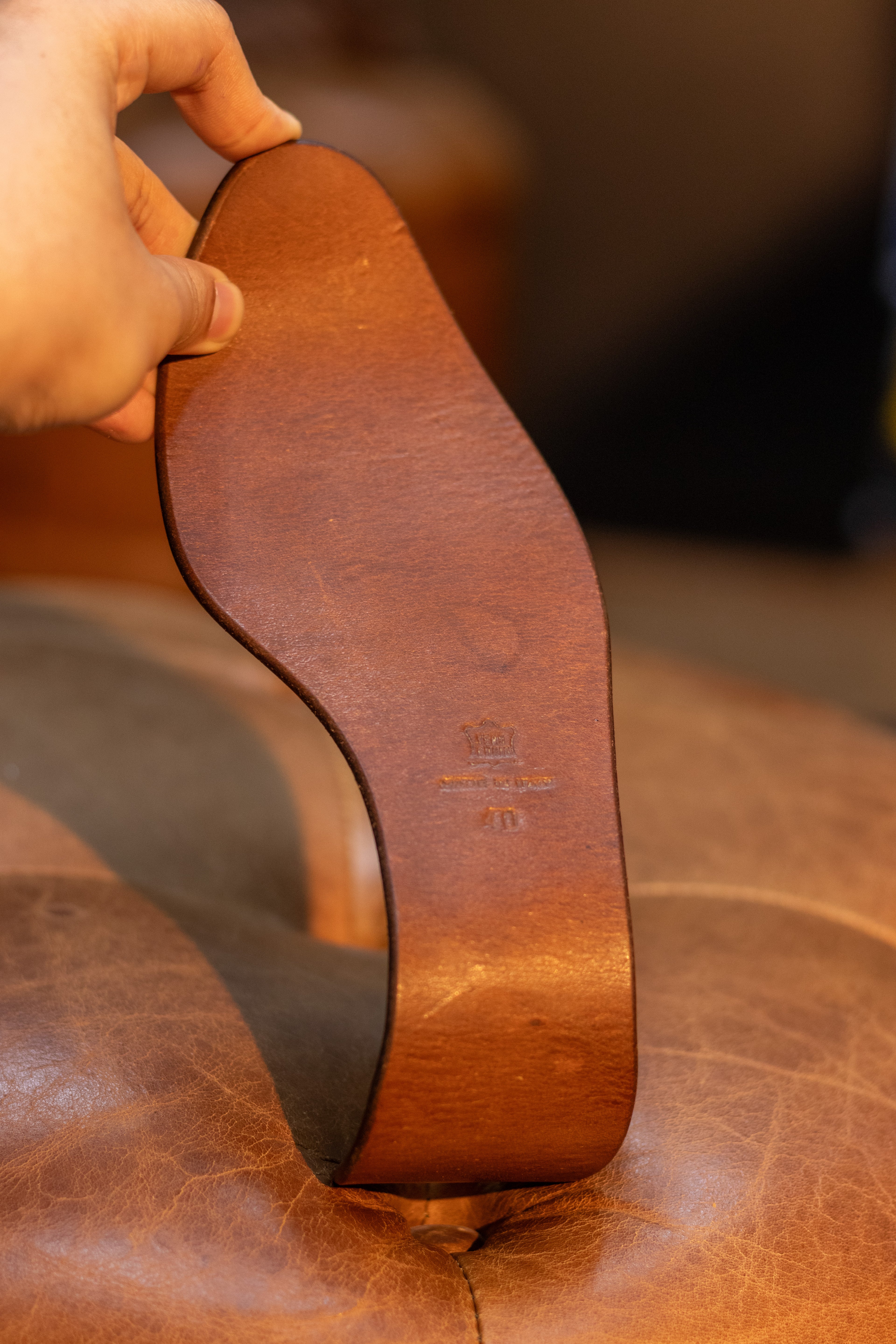 AW02 Maison Martin Margiela Line 0 Artisanal Leather Sole Armlet Cuff