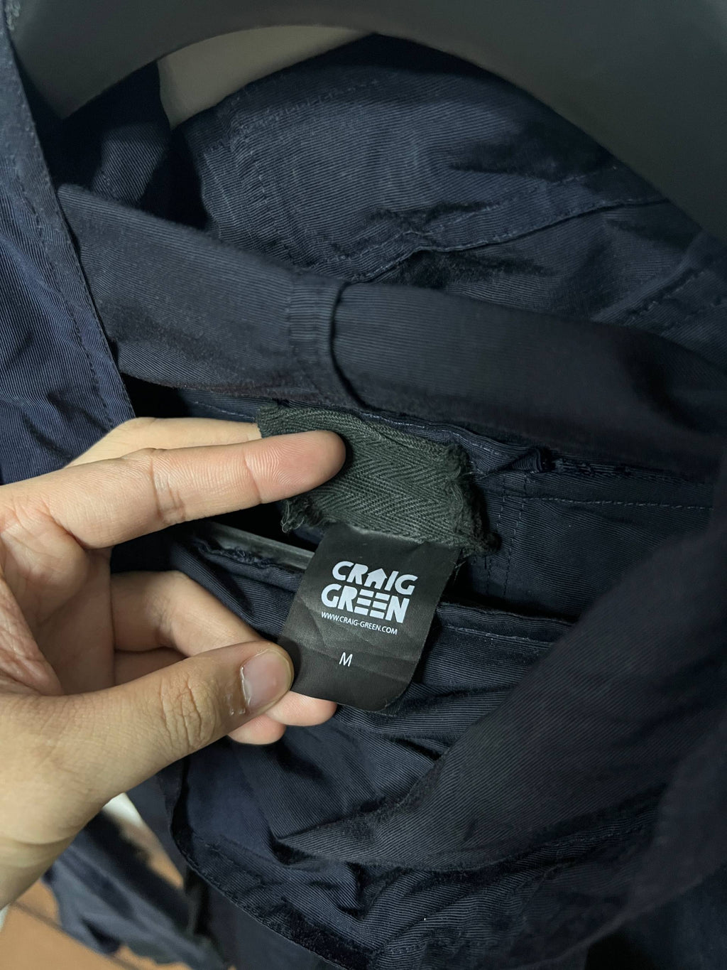 AW15 Craig Green Cropped Parachute Jacket