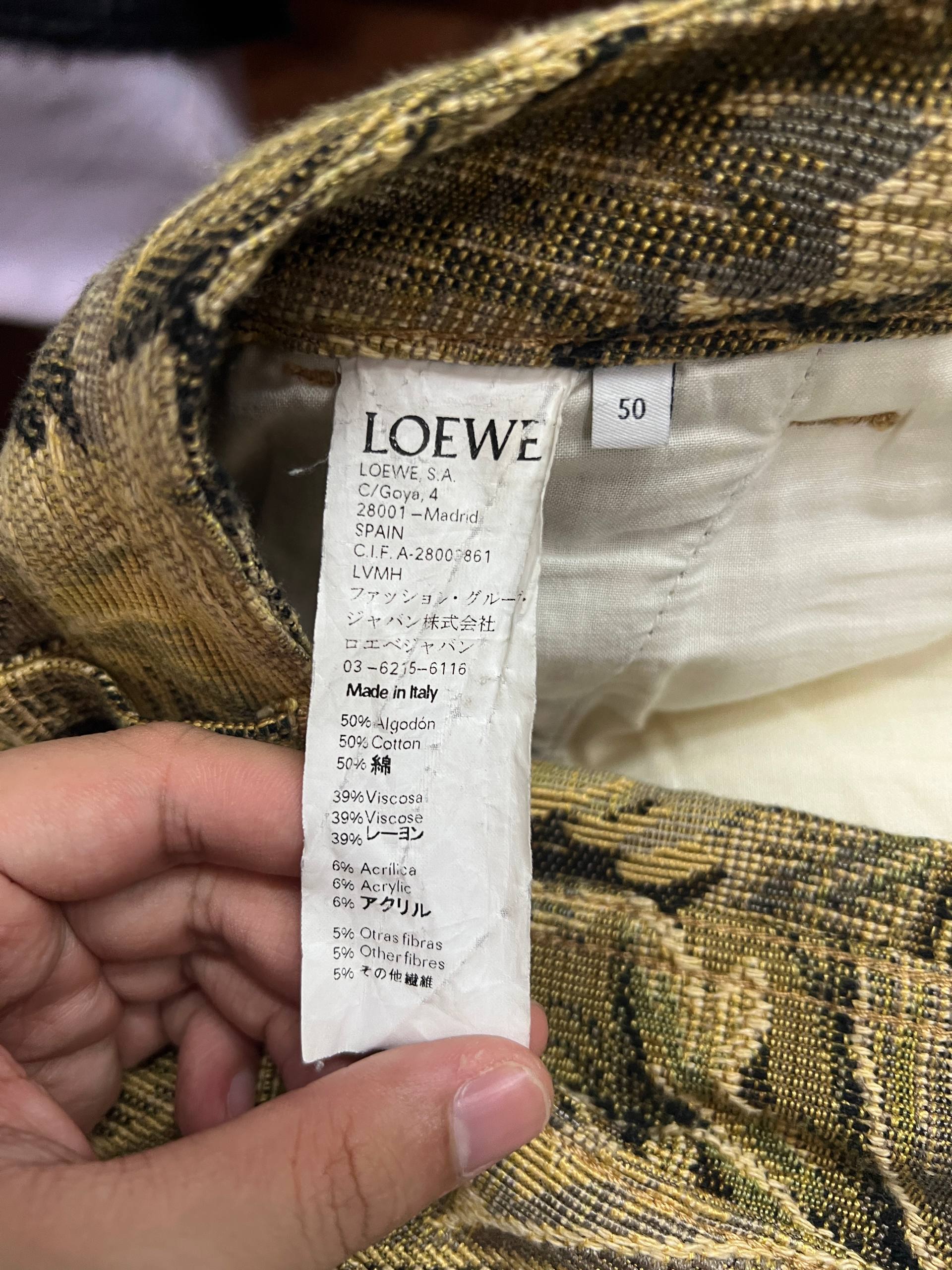 2017 Loewe x William Morris Floral Tapestry Fisherman Pants
