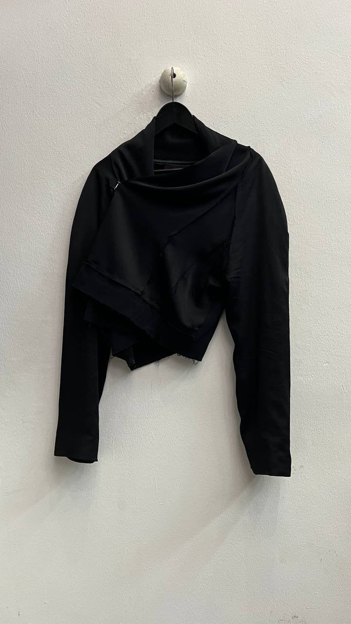 Haider Ackermann Asymmetrical Cropped Blazer