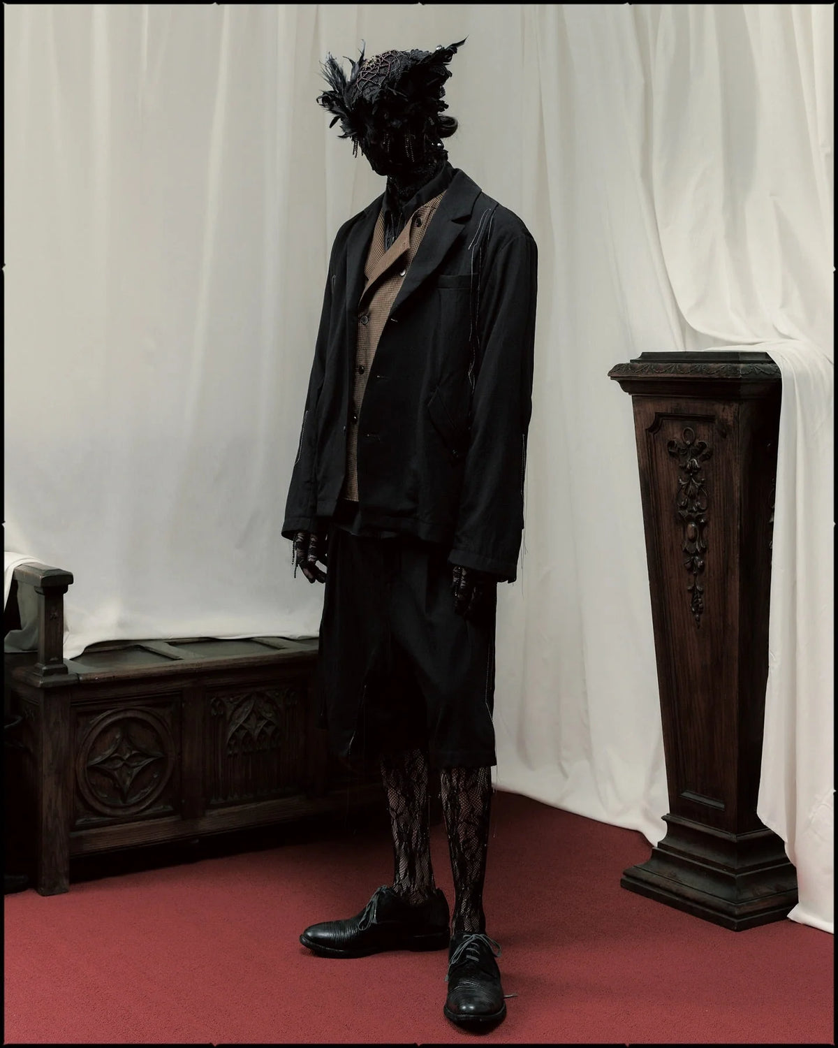 SS25 Professor.E Gathered Jacket